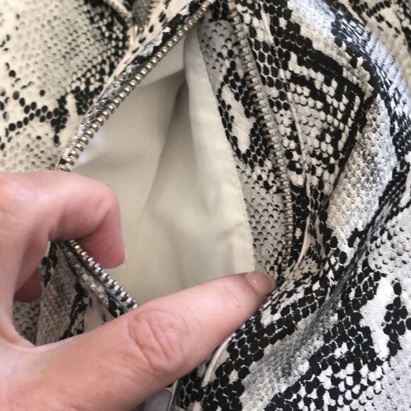 Cupcakes and Cashmere Beatrix Snake Print Moto Jacket - Picture 11 of 17